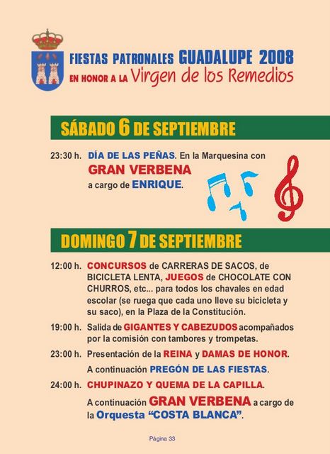 Fiestas Virgen de los Remedios